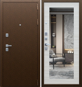 Товар Дверь Спартак с зеркалом Акация Светлая Поперечная DIS001228